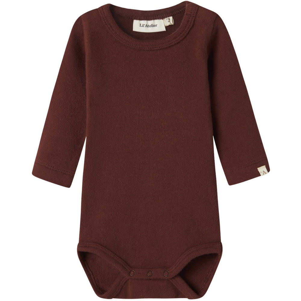 Køb Lil'Atelier Hot Chocolate Nbfthora Hir Ls Slim Body Lil