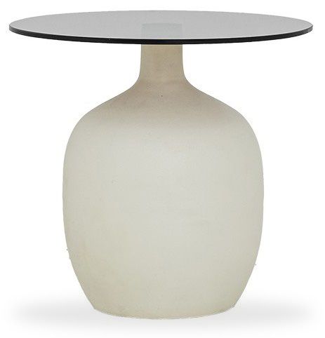 Bijzettafel Gebroken Wit Vigo ⌀45  x H43 cm