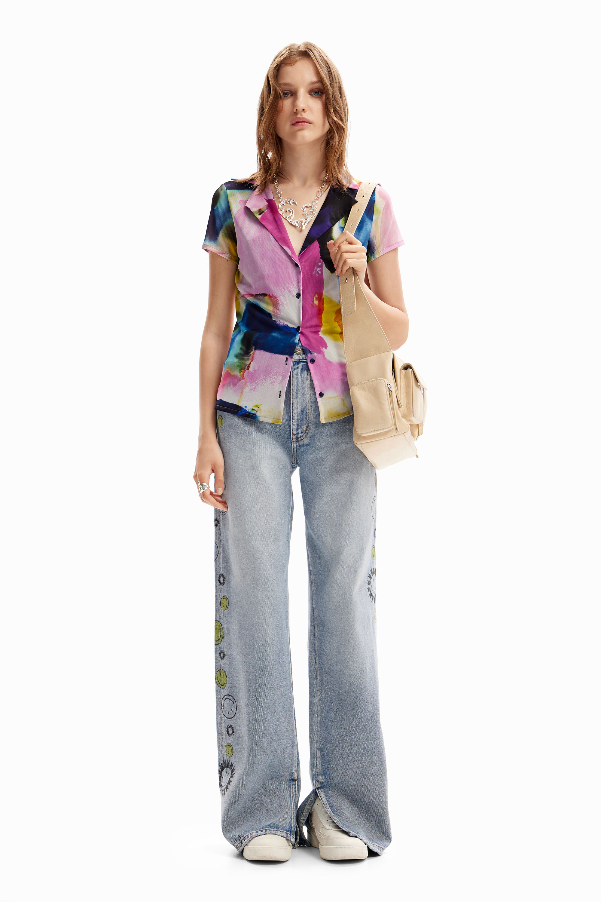 T-shirt resort tulle aquarelle
