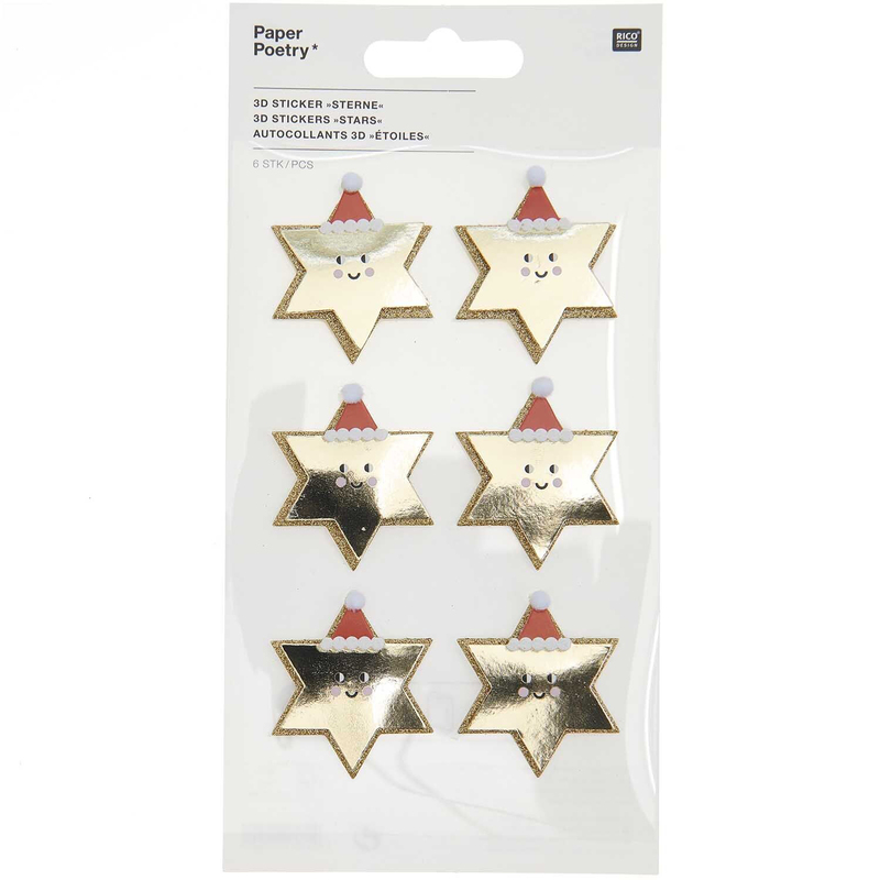 Rico Design Stickers 3D, Sterne