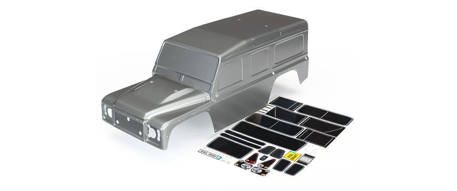 Karosserie TRX-4 Defender Grau, 1:10Landrover Defender D110 Karosserie