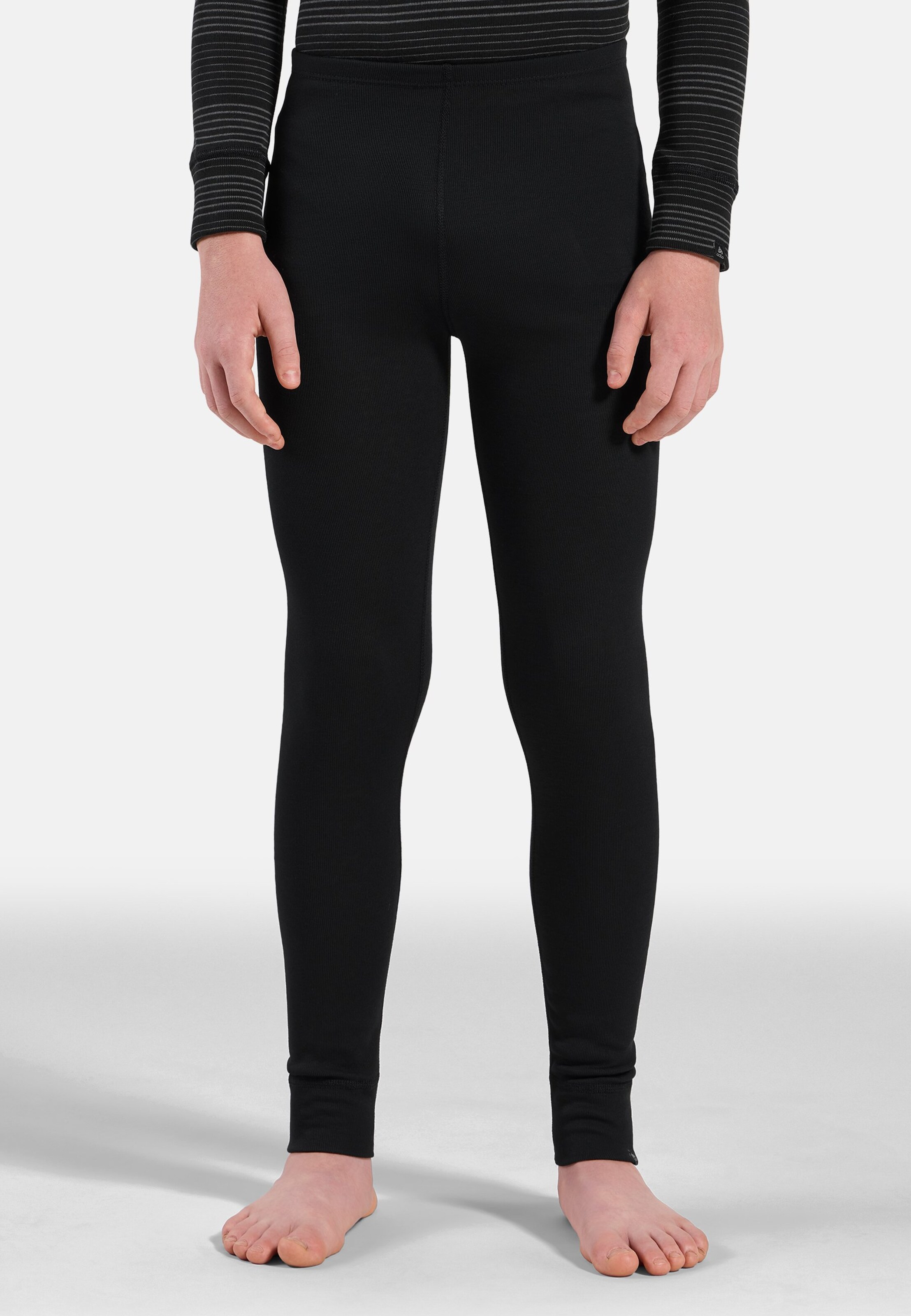 Active Warm Base layer Set in black - grey melange