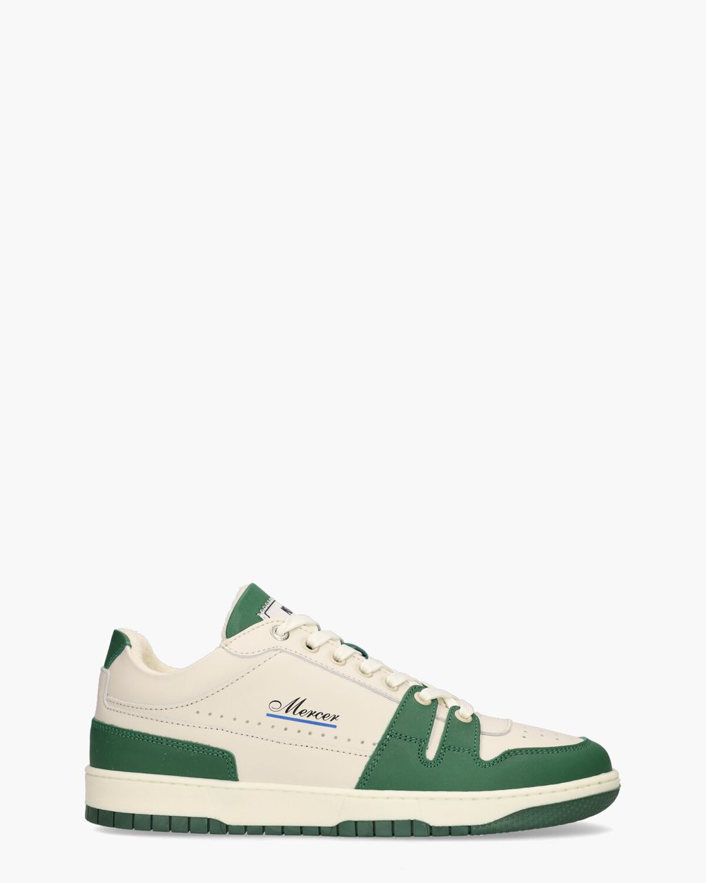 Mercer Amsterdam The Brooklyn Off-White/Groen Herensneakers