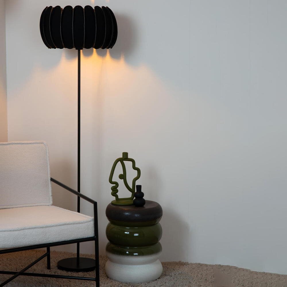 Spencer vloerlamp in zwart E27