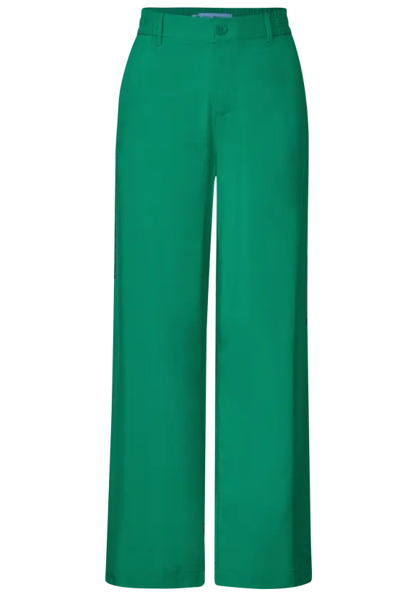 Loose Fit Viskosehose - fresh spring green