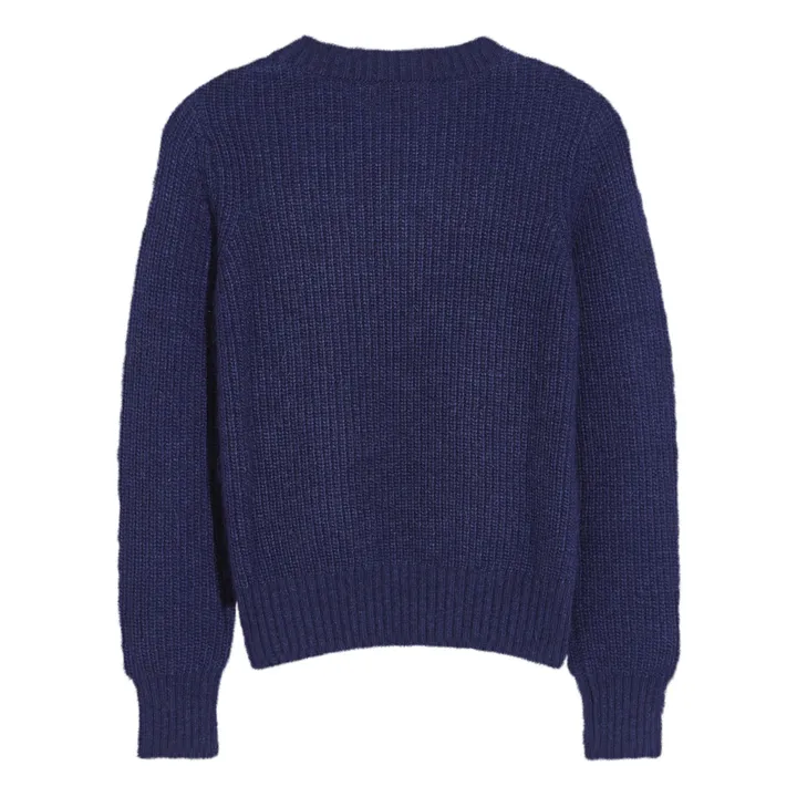 Bellerose Pull Col rond Diot | Bleu indigo