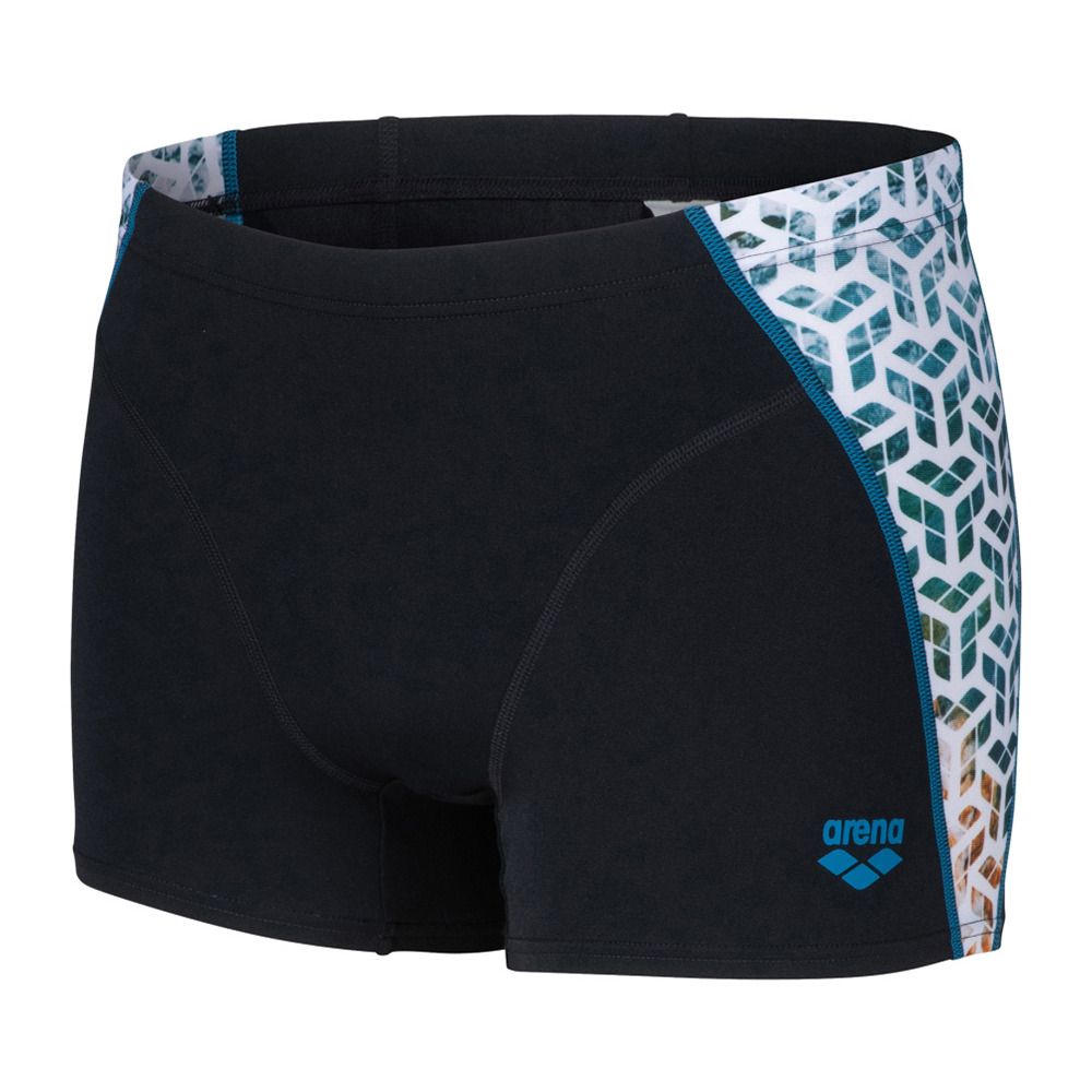 Arena PLANET WATER - Boxer de bain Homme black/white multi