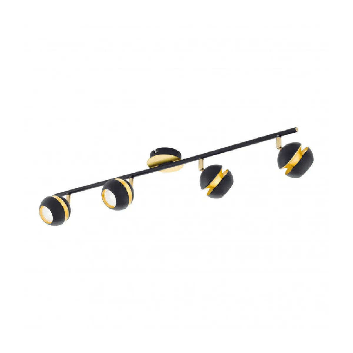 Eglo Spot Nocito 4 Ampoules Noir
