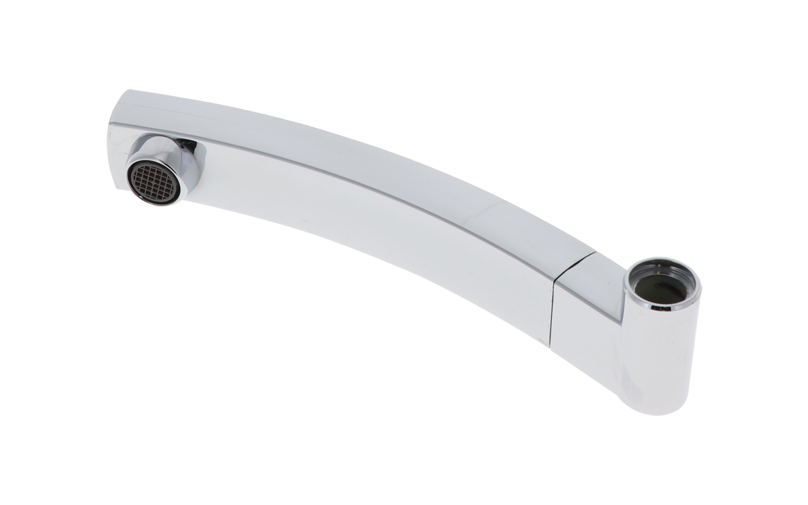 Comet Duschauslauf mit Rohrknie Serie Capri Kompakt 16 cm chrom