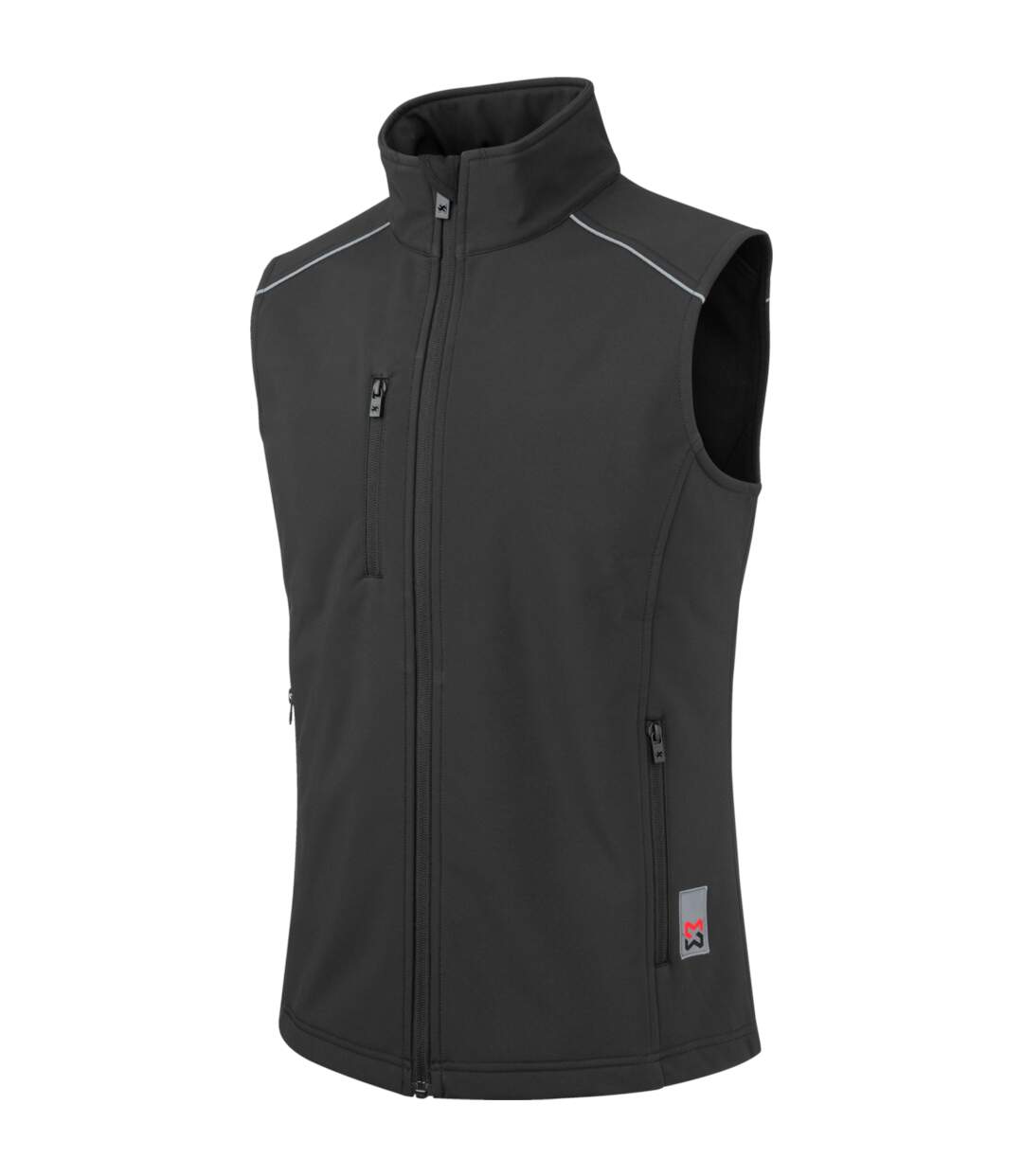 Gilet de Travail Softshell City noir