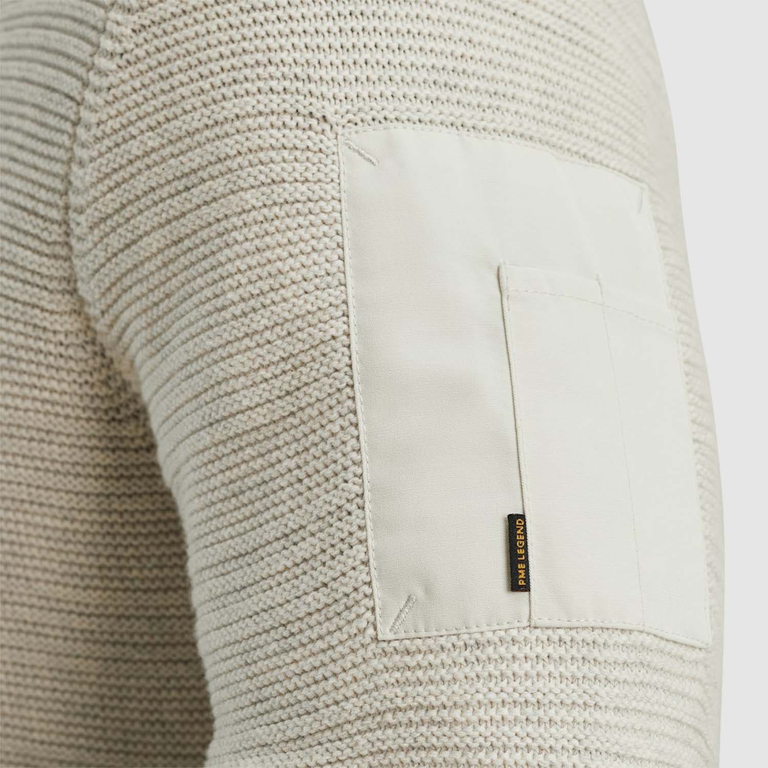 PME Legend  Zip Jacket Cotton Structure Knit