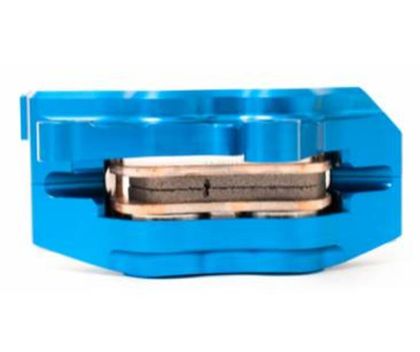 Etriers de frein Beringer axial gauche Aerotec® MX 4 pistons bleu