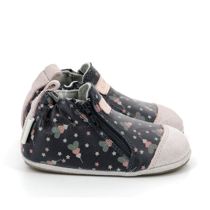 Robeez Robeez Mini Shoez Festive Hearts Marine