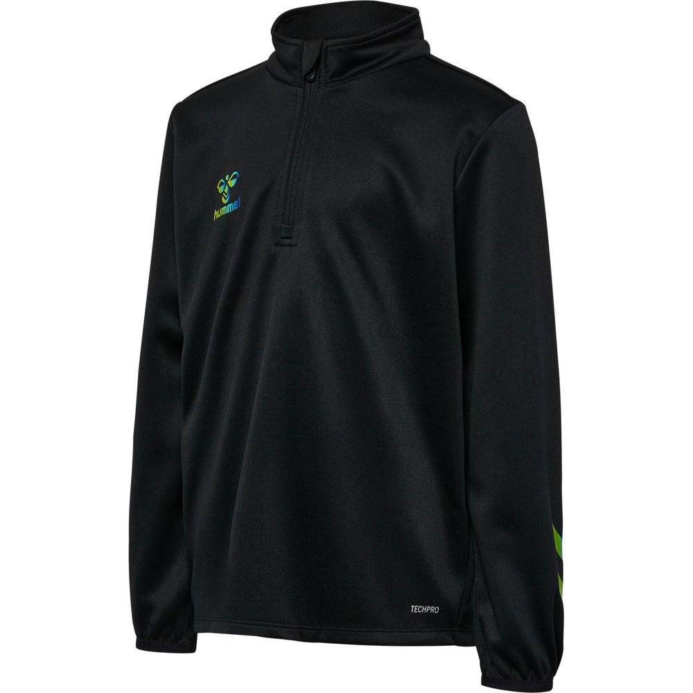 Køb Hummel Black/Limeade Shimmer Half Zip Kids