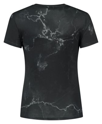 T-Shirt De Sport Manches Courtes Rogelli Marble - Femme - Noir