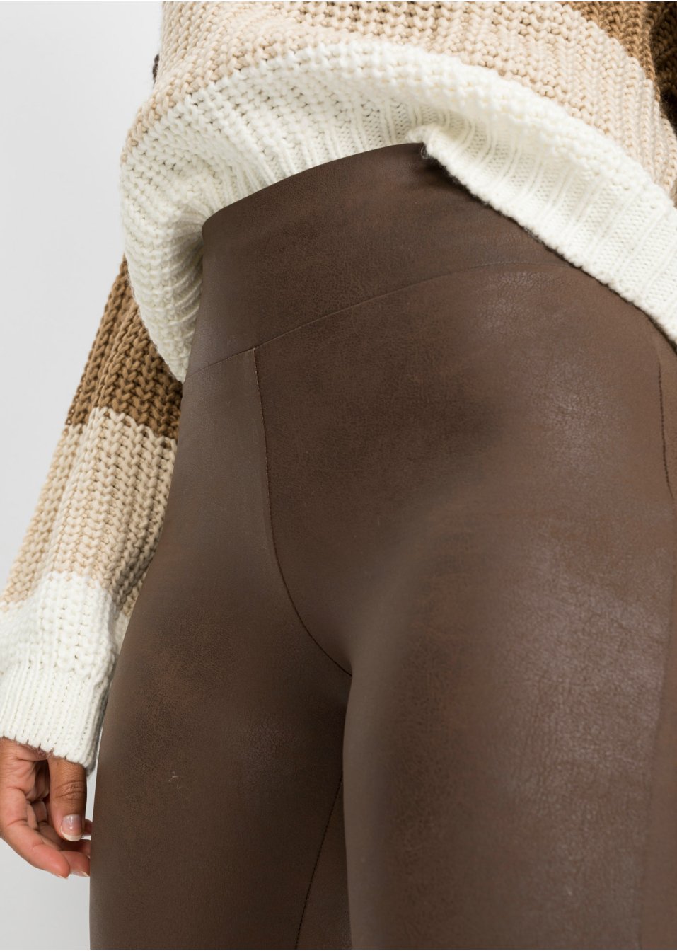 Legging à effet brillant