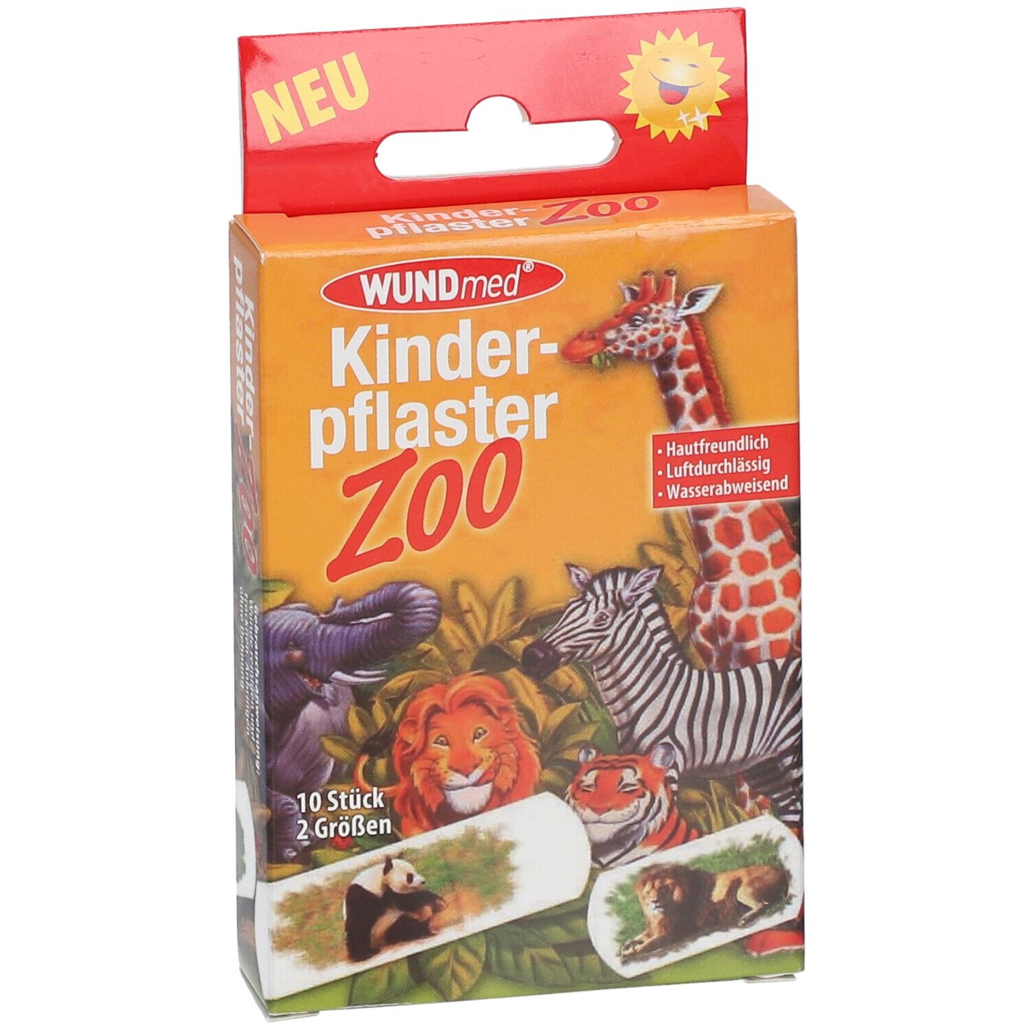 WUNDmed® Kinderpflaster Zoo 2 Grössen