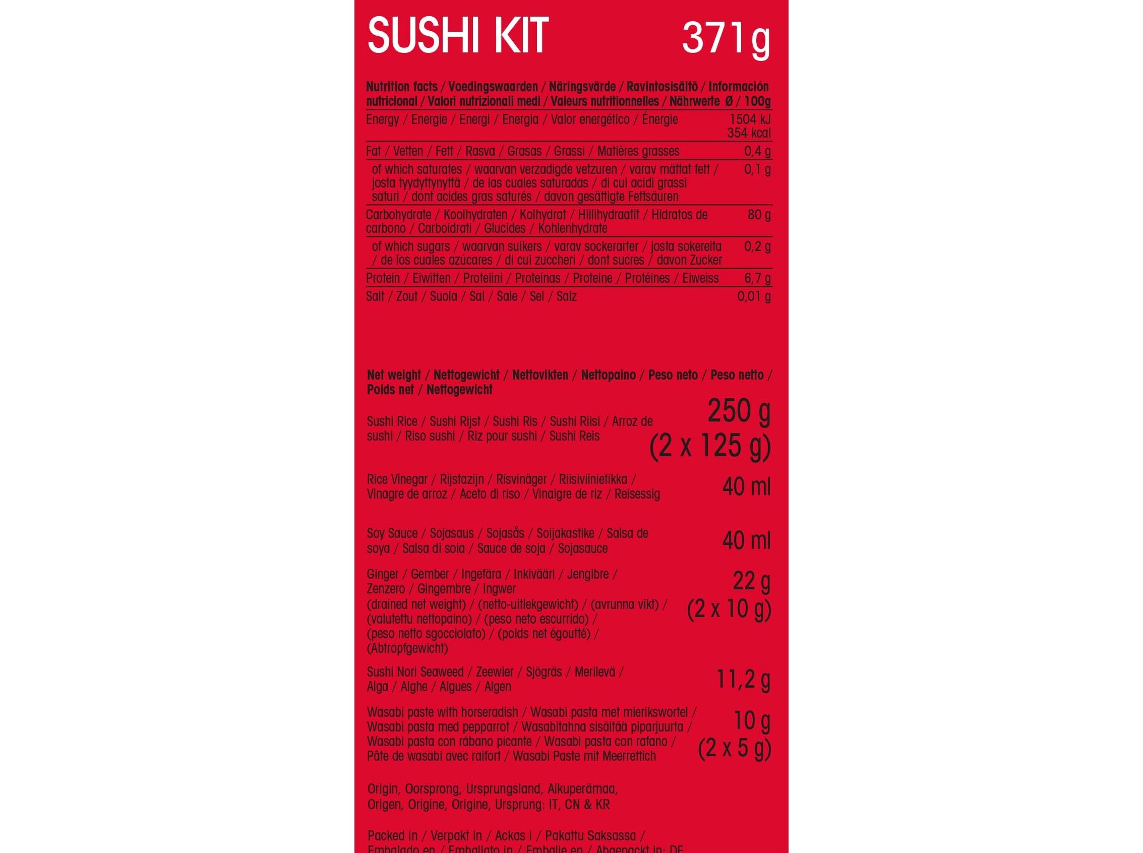 SUSHI KIT SAITAKU 361G