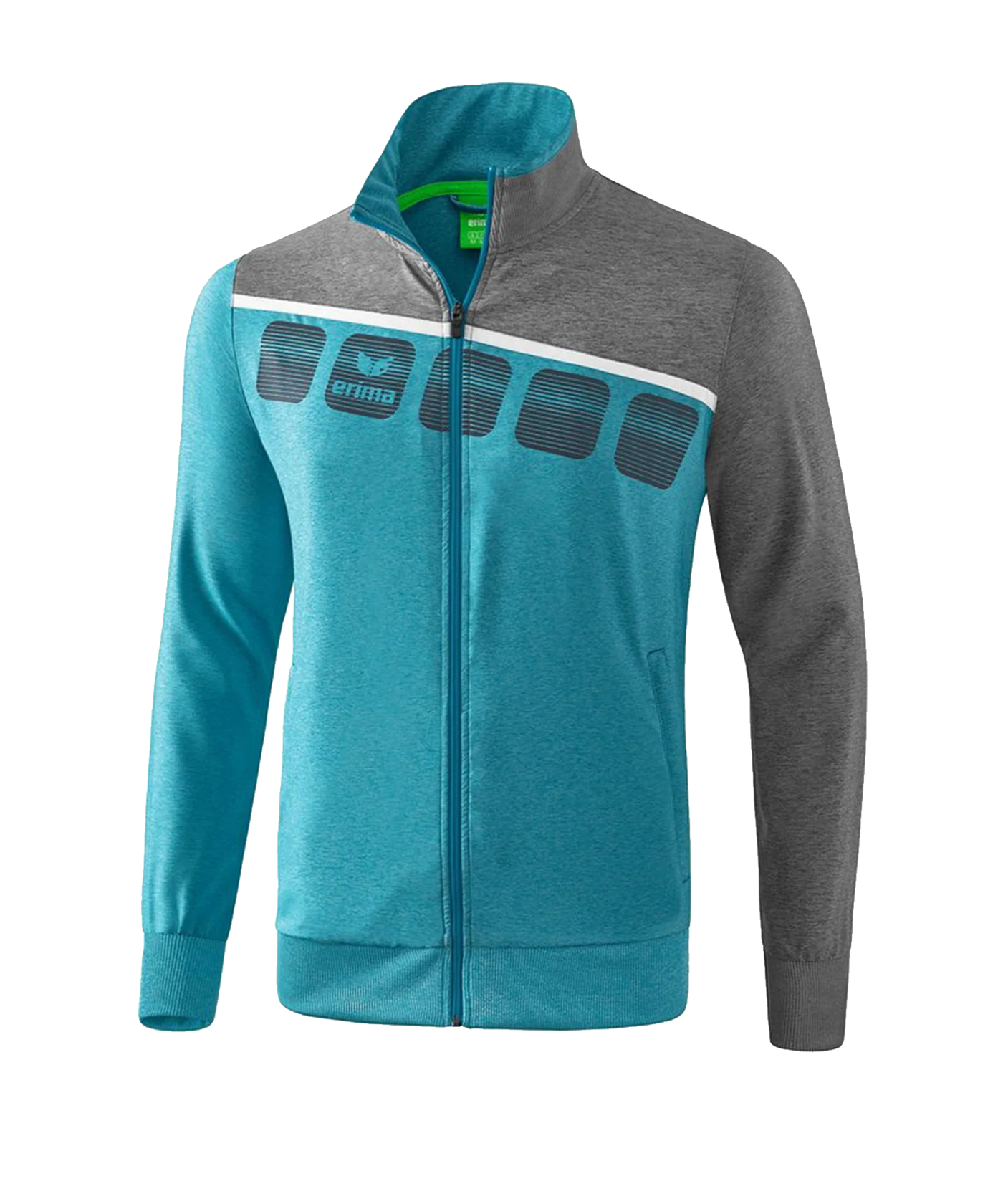 Erima 5-C Präsentationsjacke Kids Blau Grau