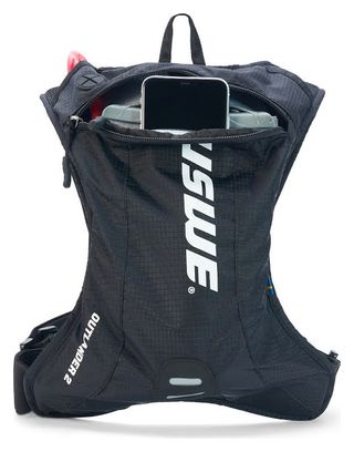 Sac d'Hydratation USWE Outlander 2L Noir   Poche à Eau 1.5L