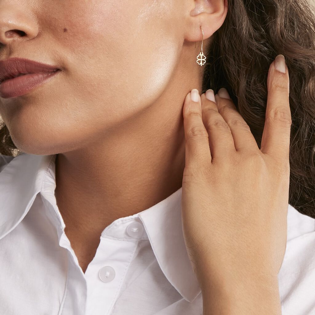 Boucles D'oreilles Pendantes Dagny Or Jaune