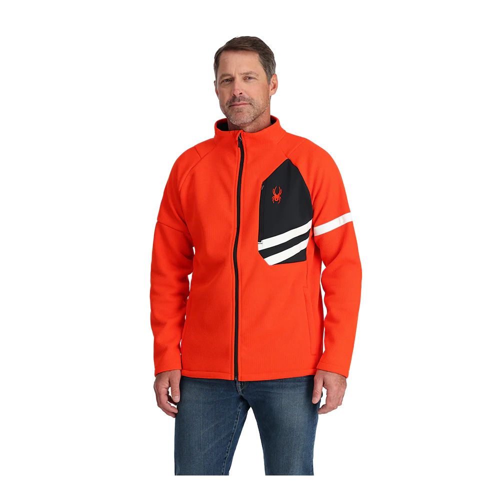 Spyder WENGEN BANDIT - Polaire Homme twisted orange