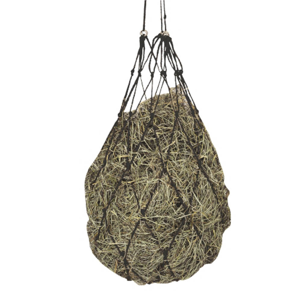 Kerbl Fijnmazig Slowfeeder - Hooinet - Zwart - 1x30x50 cm