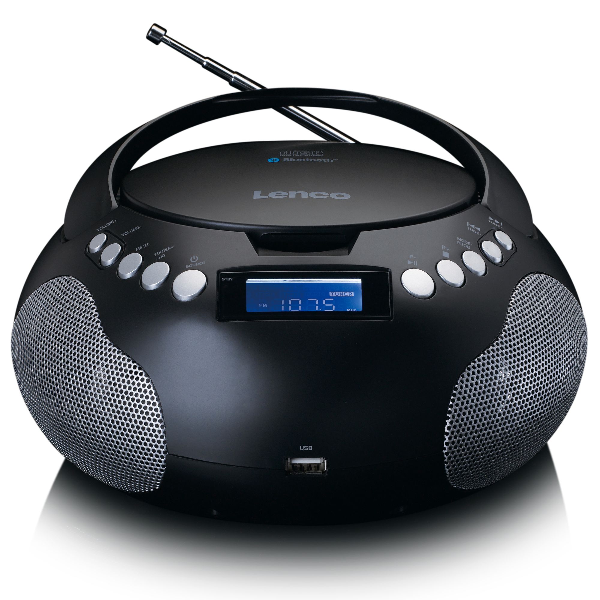 Lenco SCD-331BK draagbare radio