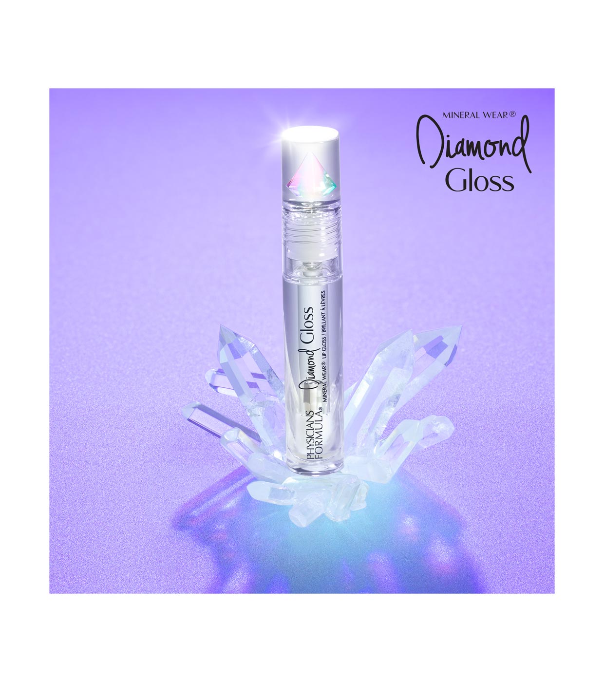 Physicians Formula - Brilho labial Mineral Wear Diamond Gloss - Crystal Clear