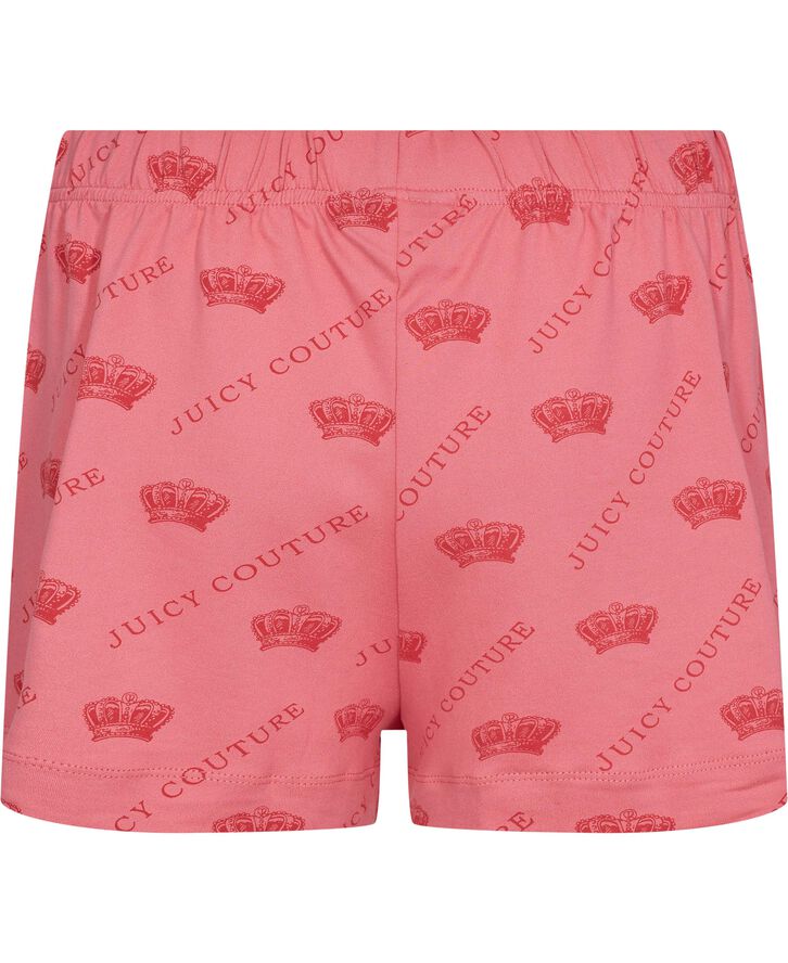 Juicy Couture BINKY & BUZZ PYJAMA SET Pink & red crown print