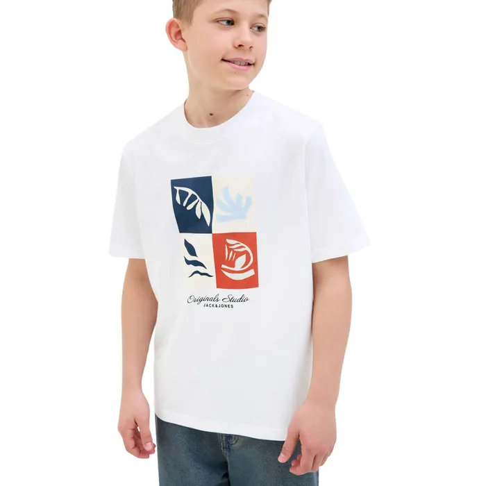 Jack & Jones Originals Canggu Front Branding Crew Shirt Junior