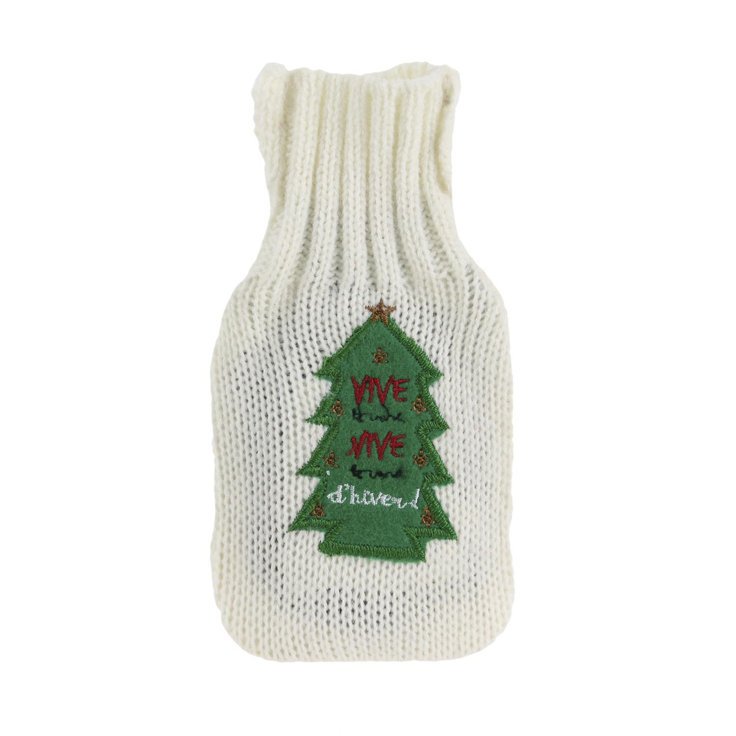 CHAUFFERETTE POCHE POMPON NOEL