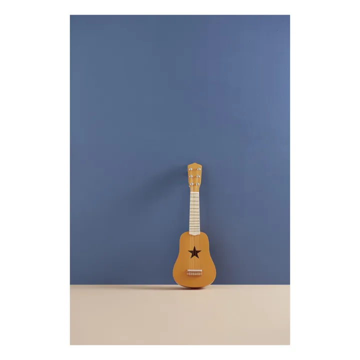 Kid's Concept Guitare en bois | Jaune moutarde