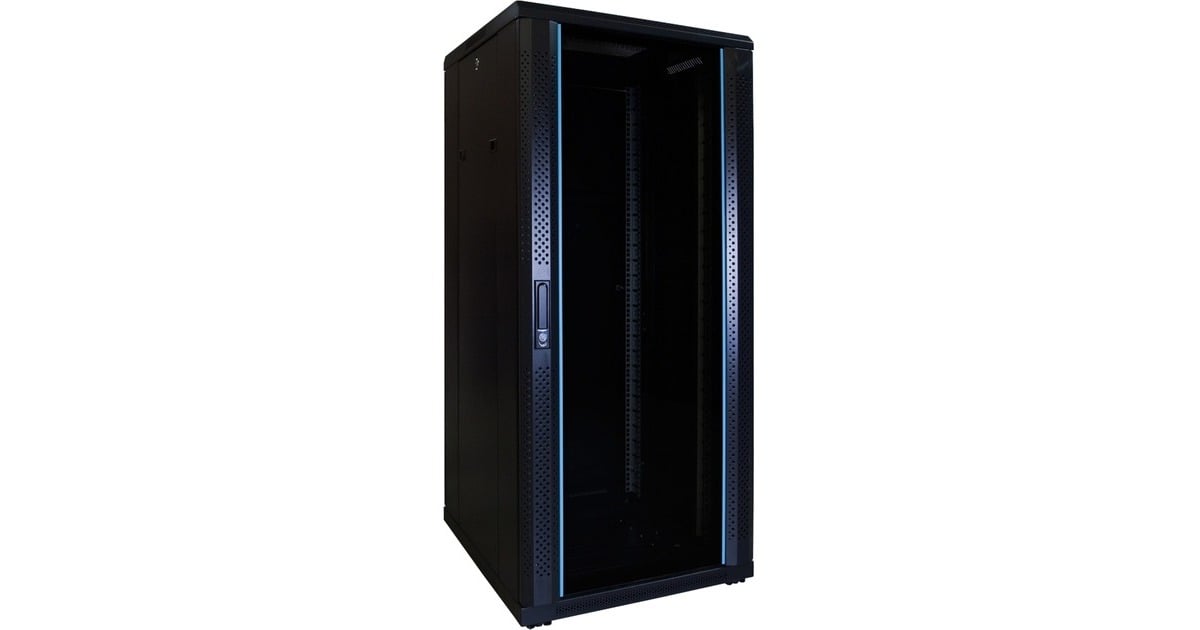 DSI27U serverkast met glazen deur - DS6627 server rack  (Zwart, 600 x 600 x 1400mm)