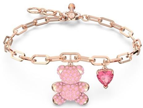 Swarovski - Link Armband Beer Roze Teddy - Geel - Dames