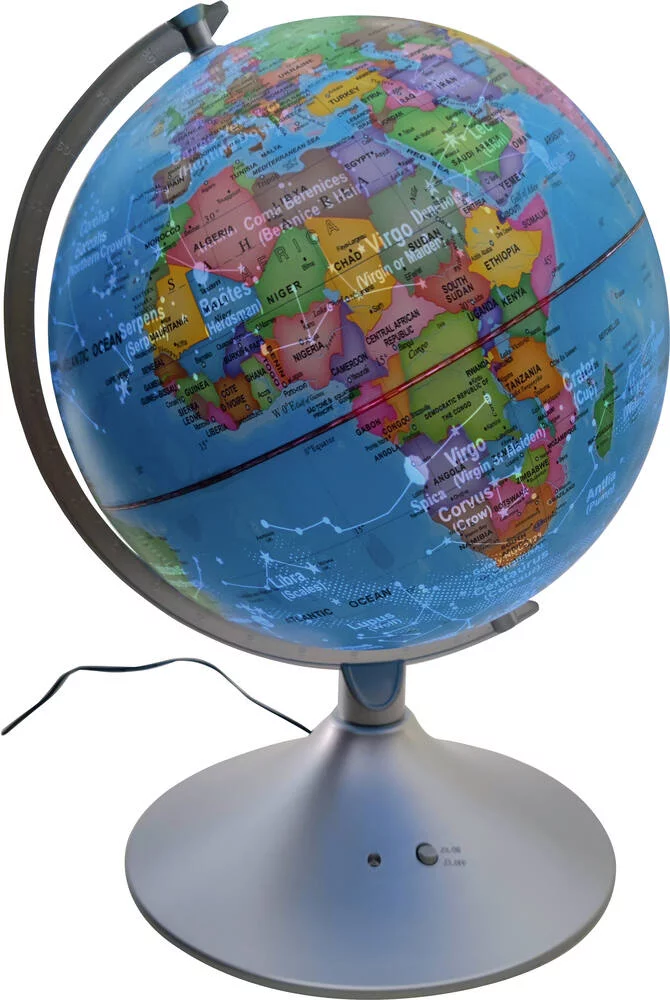 GLOBE AVEC CARTE DE CONSTELLATION 22.8 CM