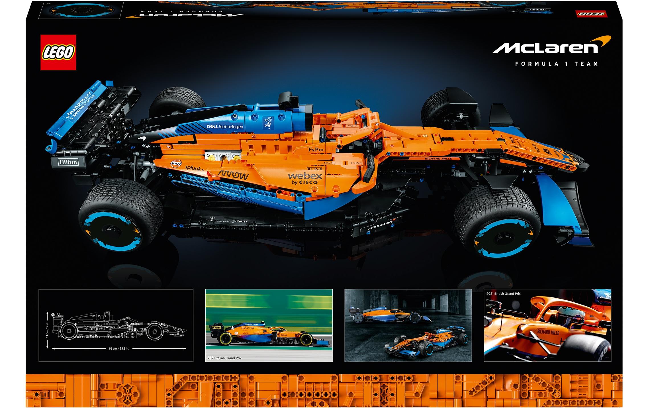 Technic McLaren Formel 1 Rennwagen 42141<br>Eine detailgetreue Nachbildung des McLaren Flitzers