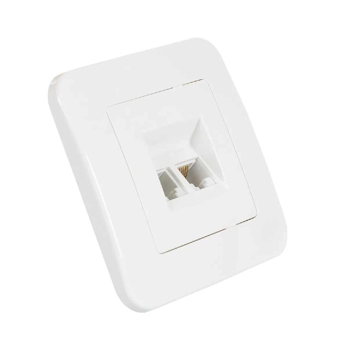 Ledkia RJ45 Internet + RJ11 Classic - Argent