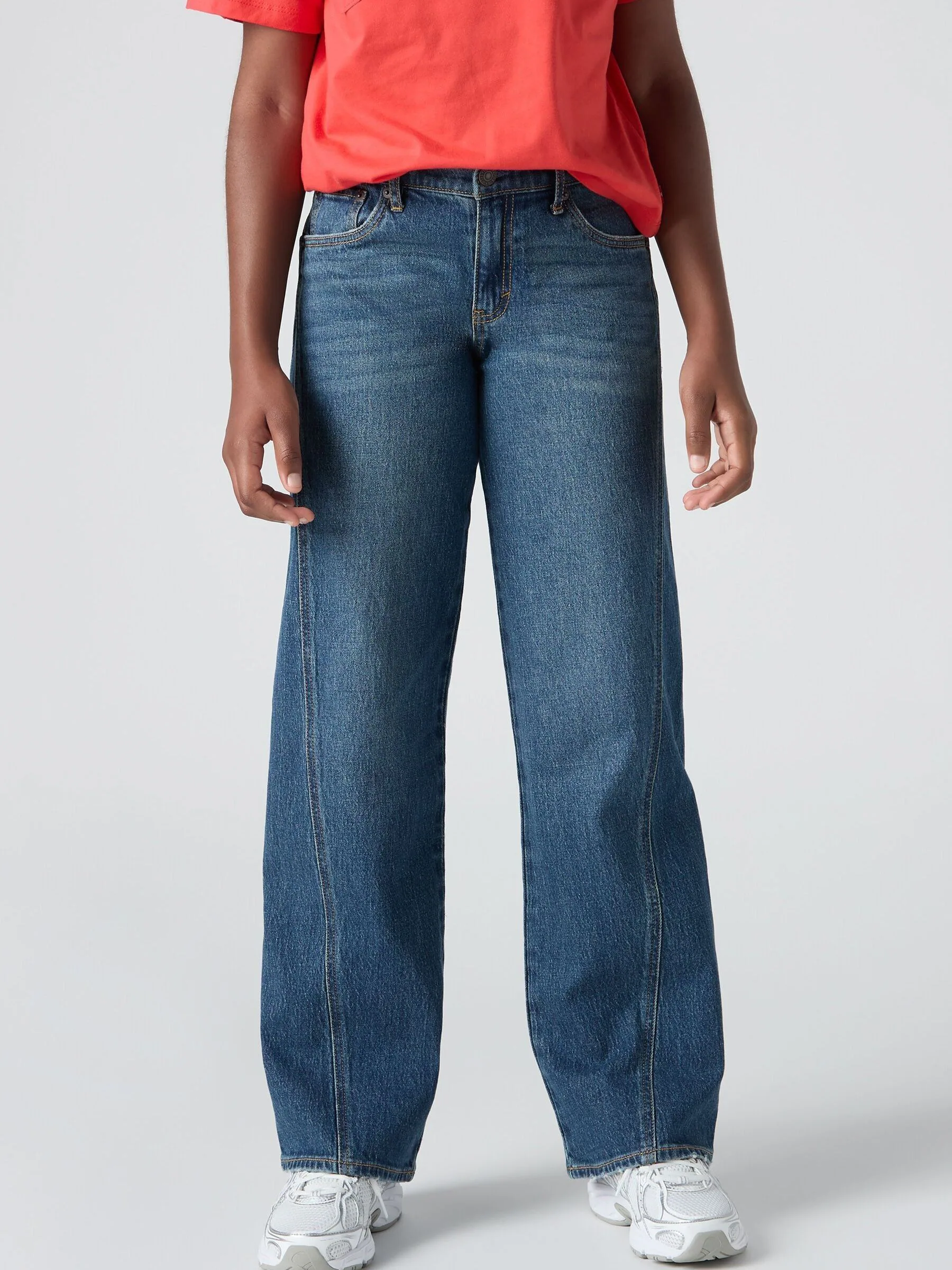 Levi's® Wide Leg Jeans With Seaming Detail