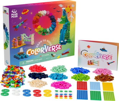 Plus-Plus Learn To Build Colorverse Super Byggesett