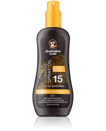 Australian Gold Instant Bronzer Spray Oil Sunscreen SPF 15 237ml