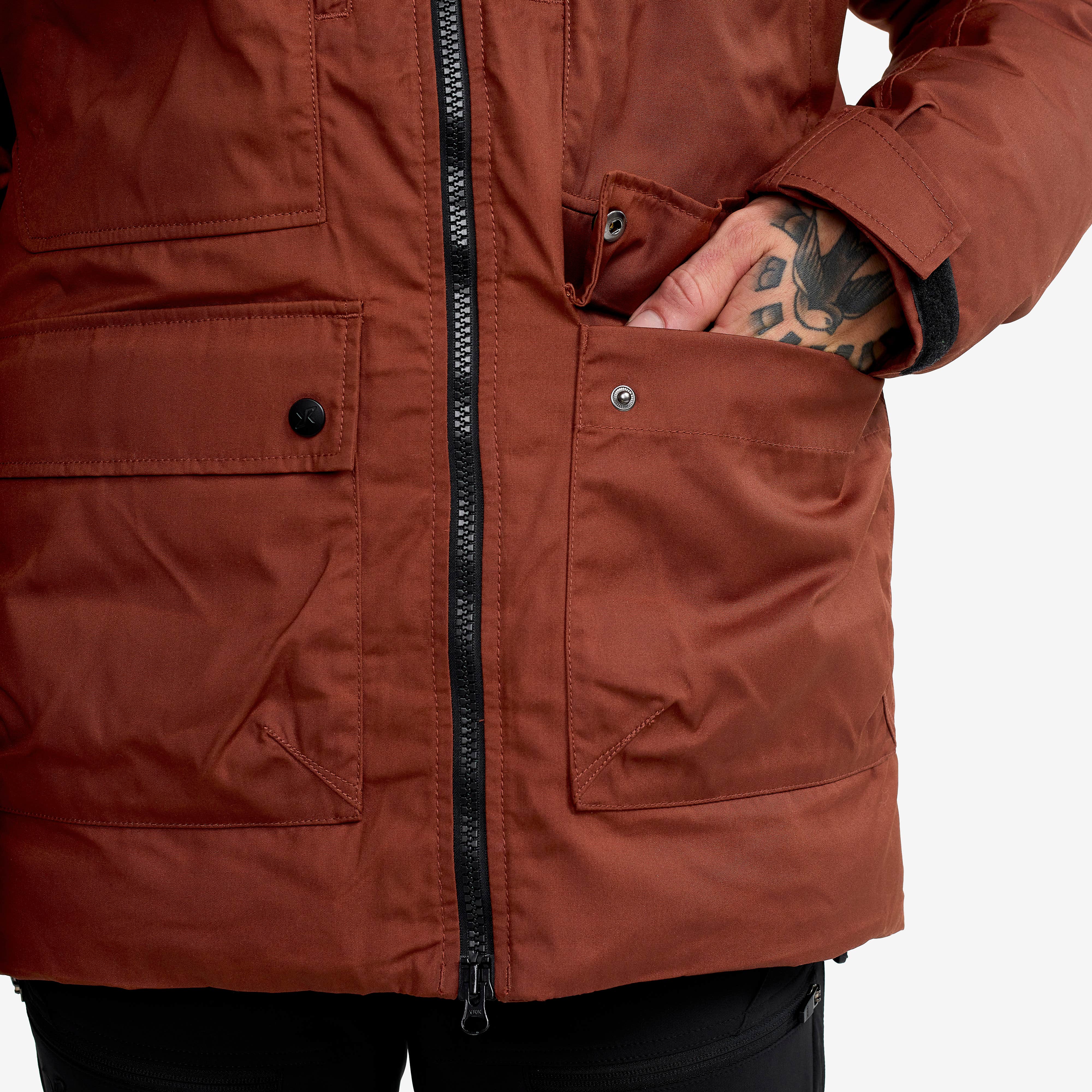 Outdoor Parka Herre Smoked Paprika