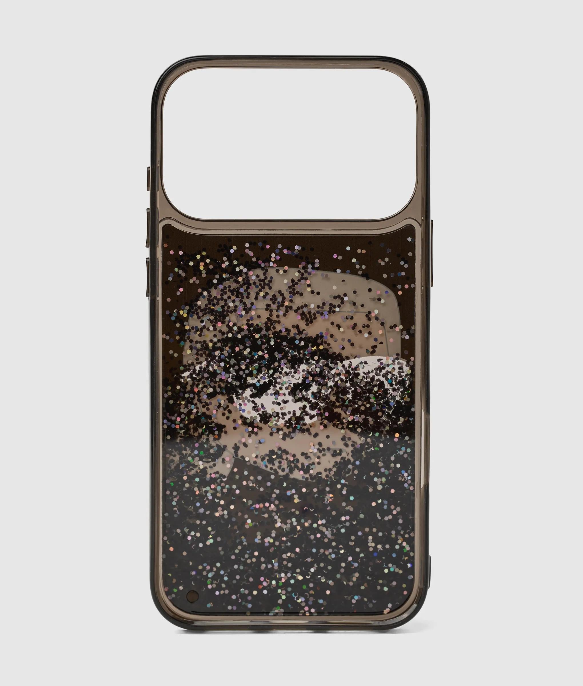 Ikon Karl glitterhoesje voor iPhone 17 Pro
