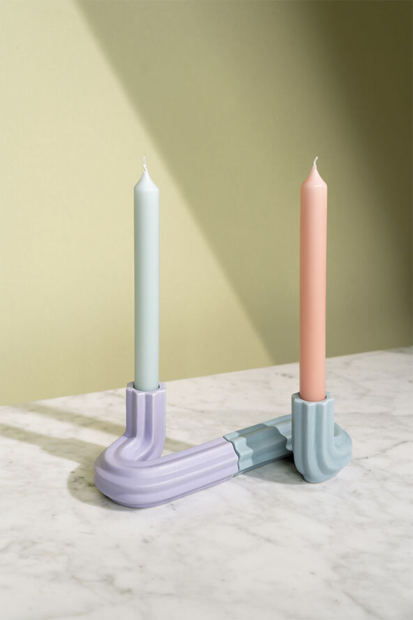 OCTAEVO CANDLE HOLDER TEMPLO LILAC Lilac