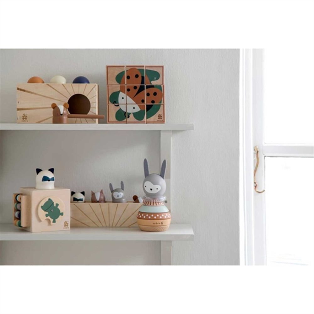 Aktivitetsfirkant Woodland - Sebra → Luksusbaby.dk
