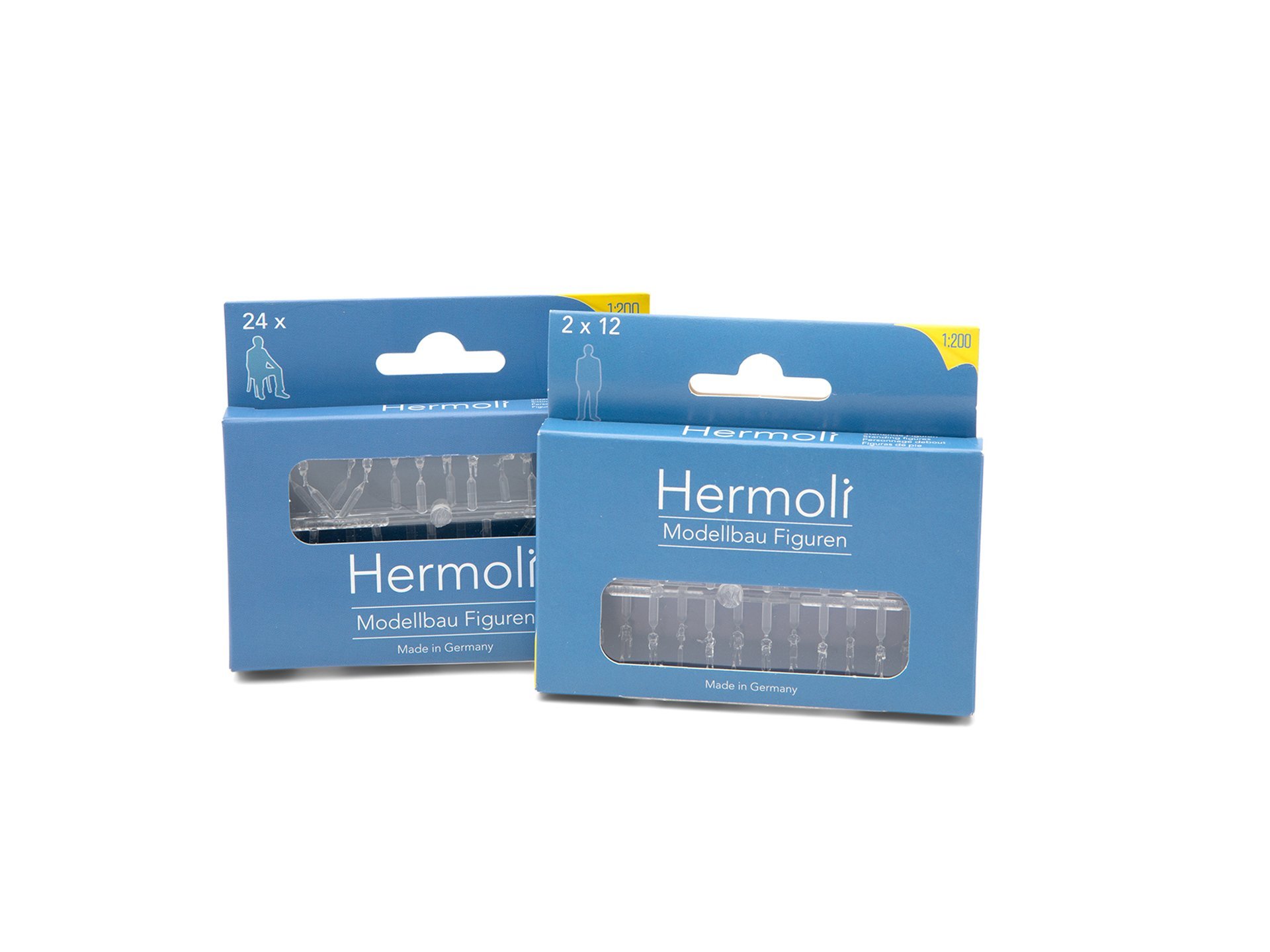 Hermoli Detail-Figuren, transparent, 1:200