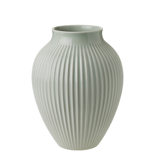 Knabstrup Riflet Vase, Mint
