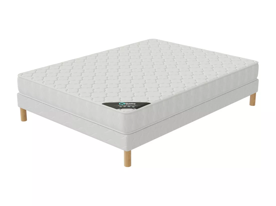 Ensemble matelas Confort + sommier 160x200 hauteur 17cm