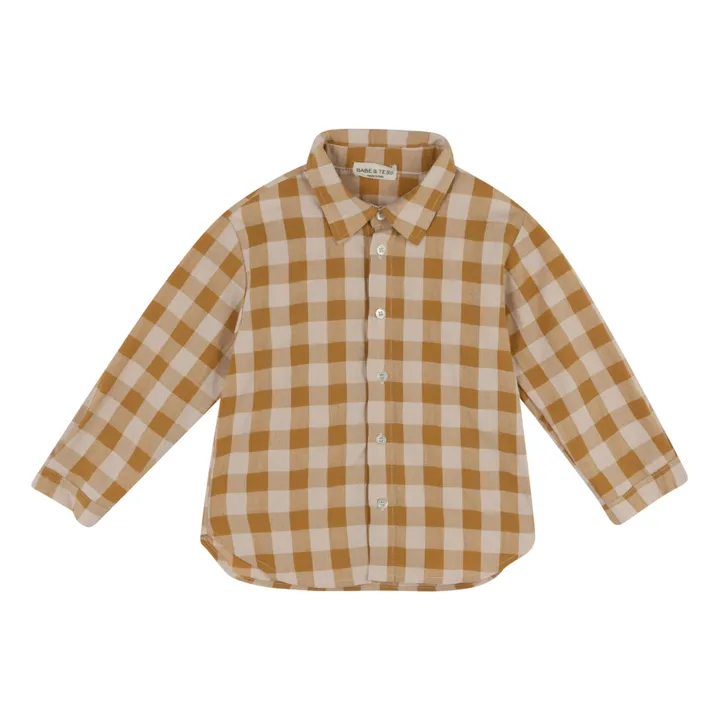 Babe & Tess Chemise Vichy | Camel
