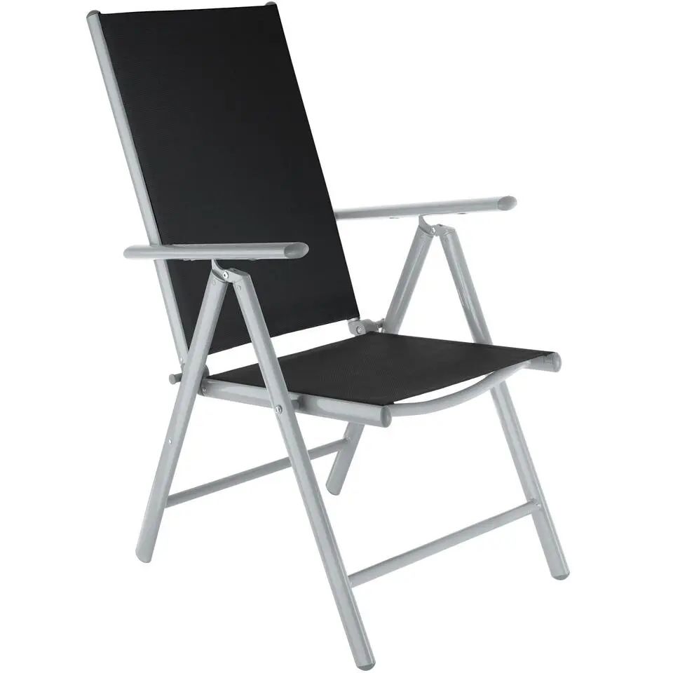 tectake Aluminium tuinset 6 1 - Zilver